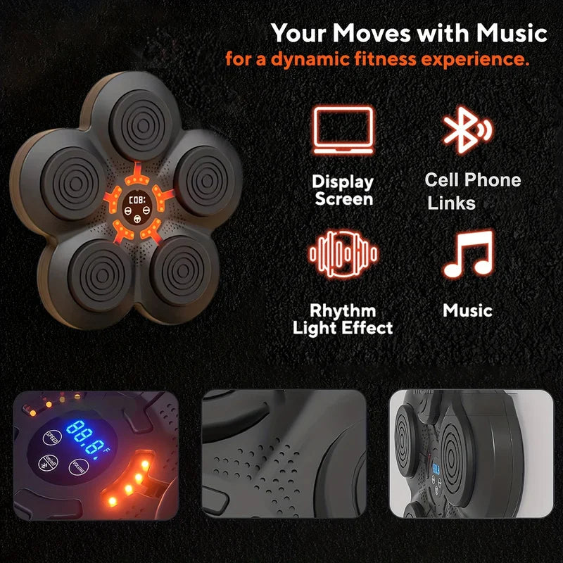 Intelligent Music Boxing Target - Electronic Machine for Home Training