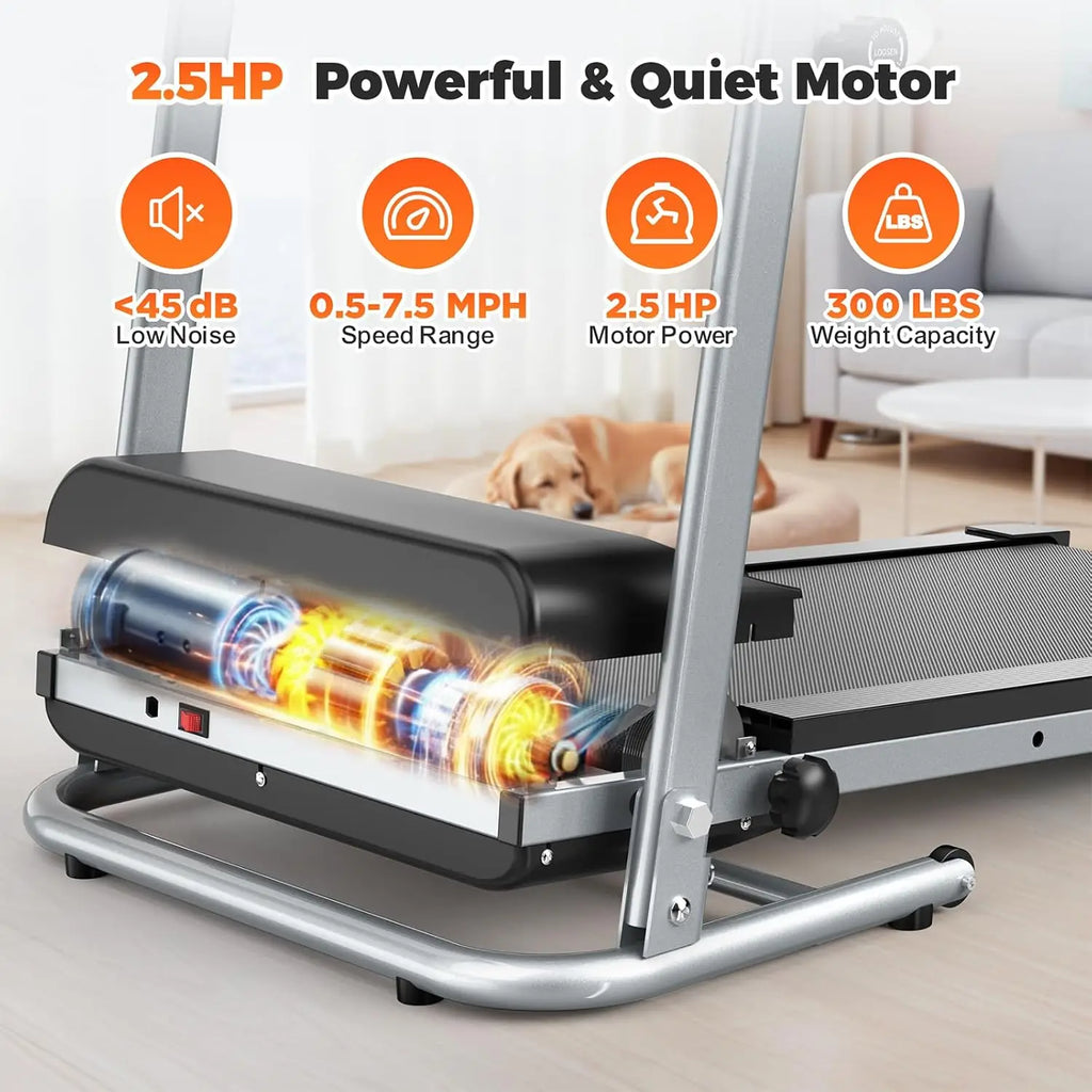 2.5HP Folding Treadmill with Incline