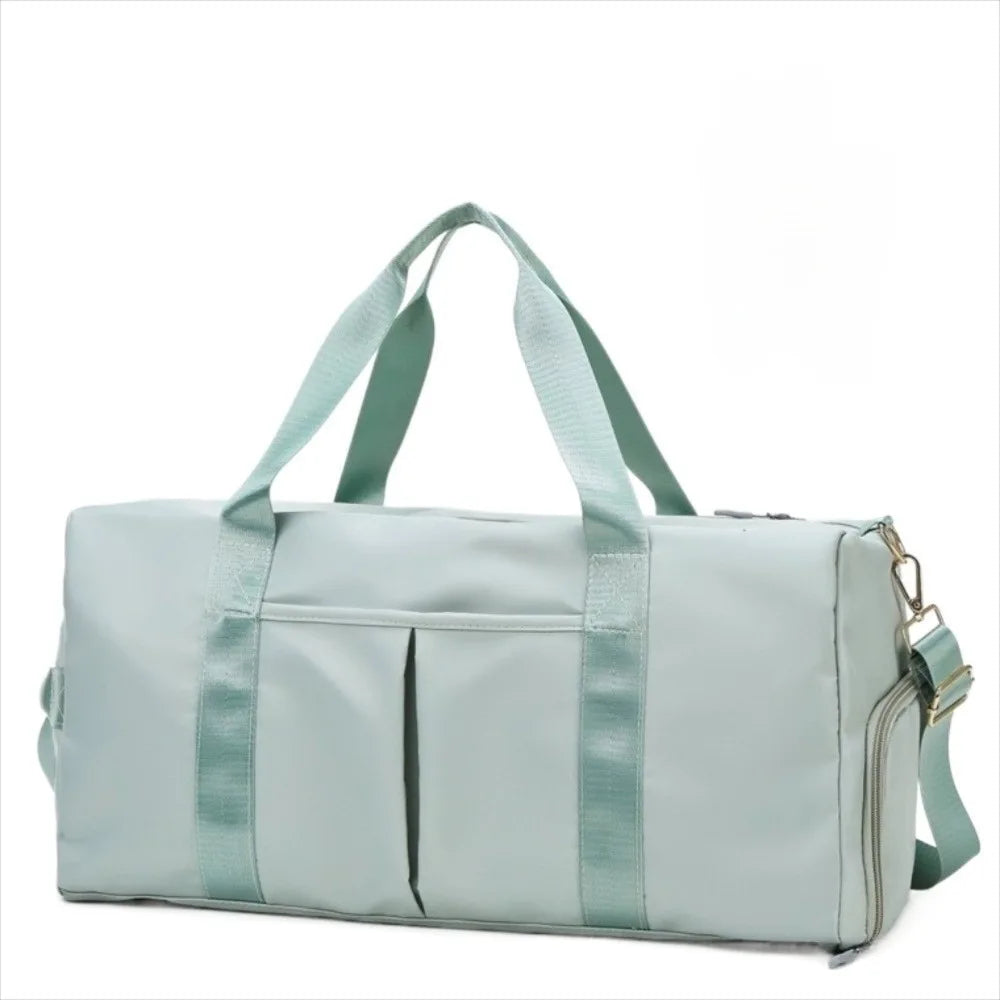 Oxford Nylon Duffle Bag with Shoe Compartment