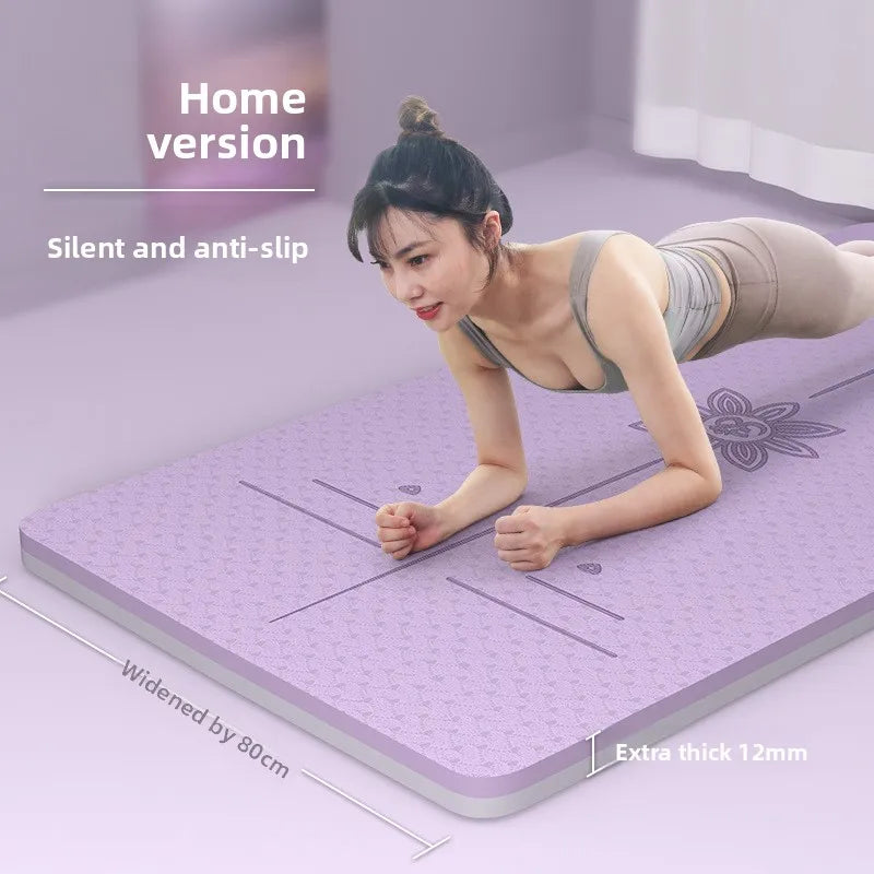 Non Slip TPE Yoga Mat - 80cm