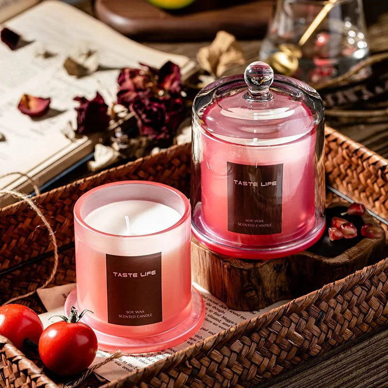 40 Hour Natural Soy Candle - Glass Jar Aromatherapy for Women