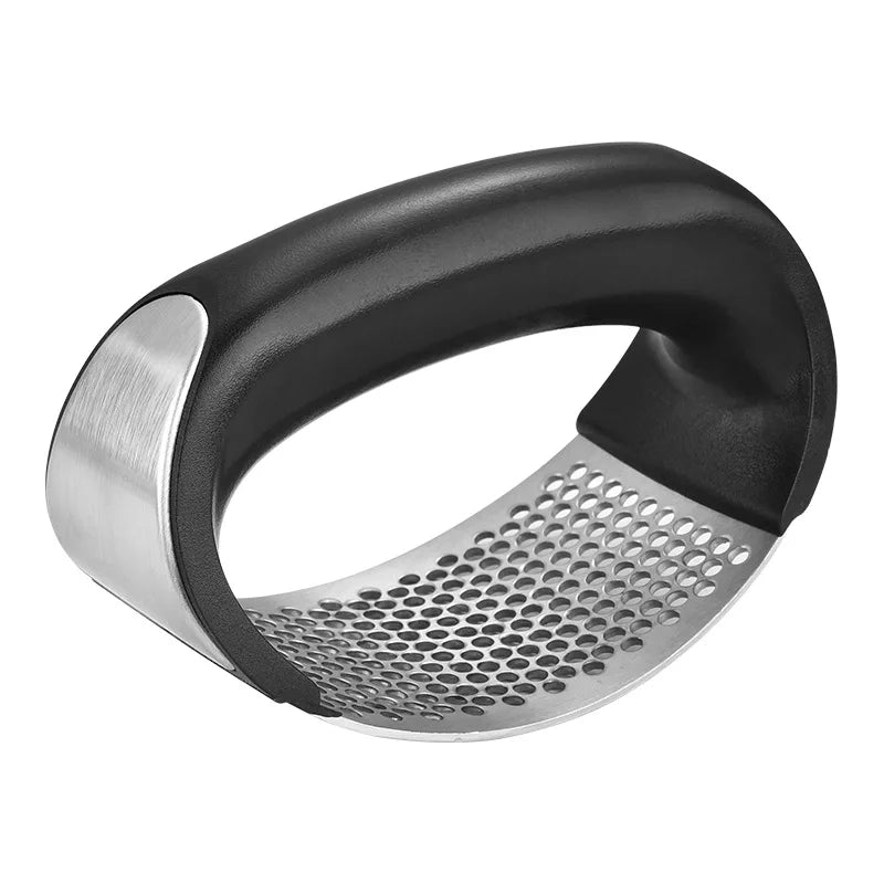 Stainless Steel Garlic Press - Manual Mincer & Crusher