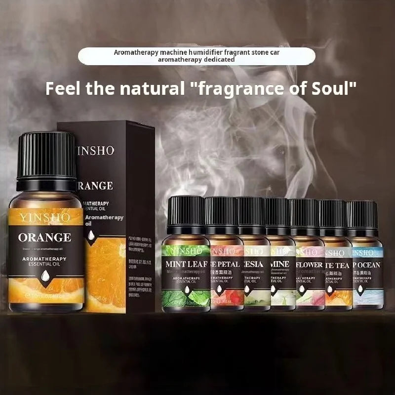 17-Piece Essential Oil Set - 10ml Water-Soluble for Aroma Diffuser