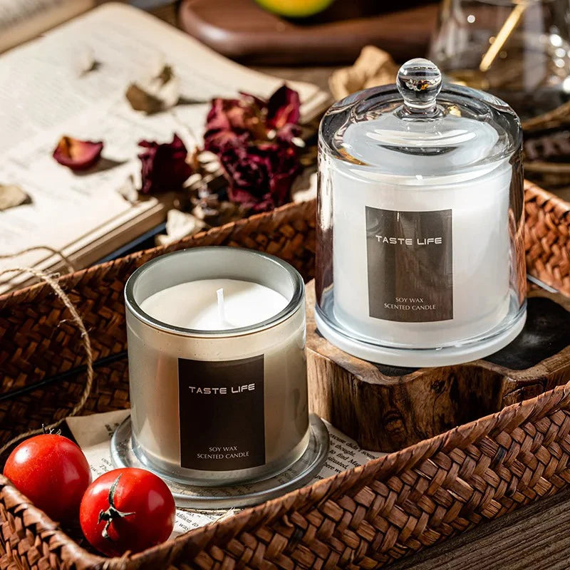 40 Hour Natural Soy Candle - Glass Jar Aromatherapy for Women