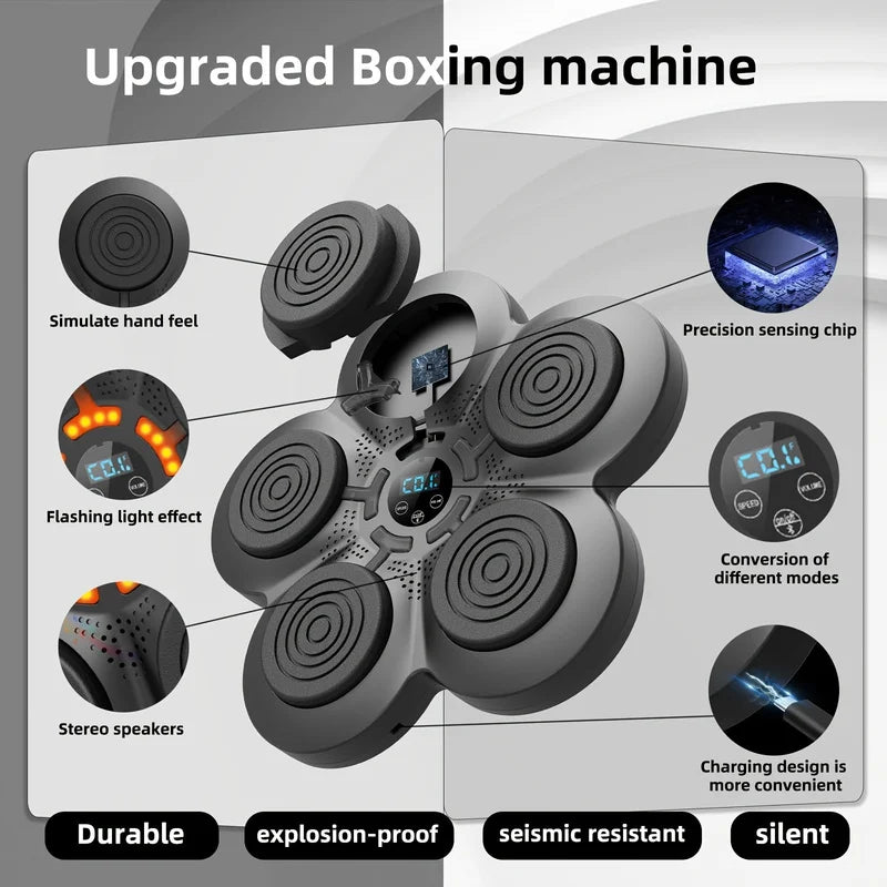 Intelligent Music Boxing Target - Electronic Machine for Home Training