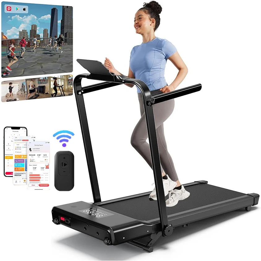 Under-Desk Walking Pad with Incline