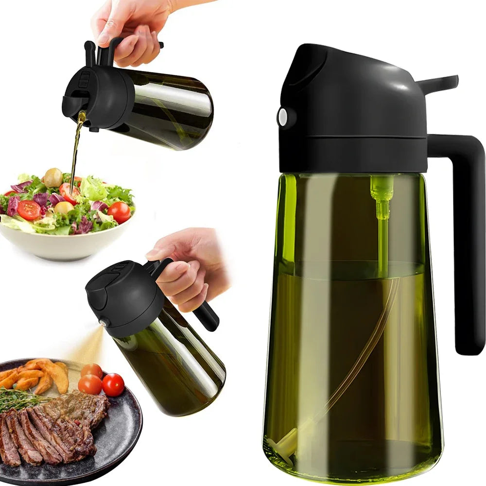 16oz Olive Oil Sprayer Bottle - Light-Blocking Dark Glass