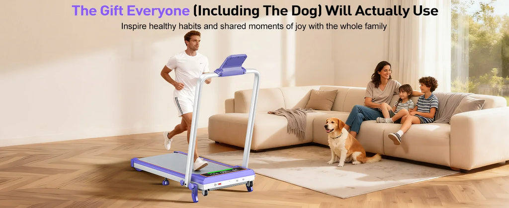 Folding Walking Pad with Incline & RGB Light