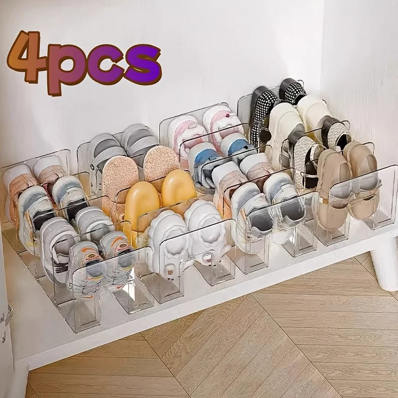 Vertical Shoe Rack - Space-Saving Multi-Layer for Entryway
