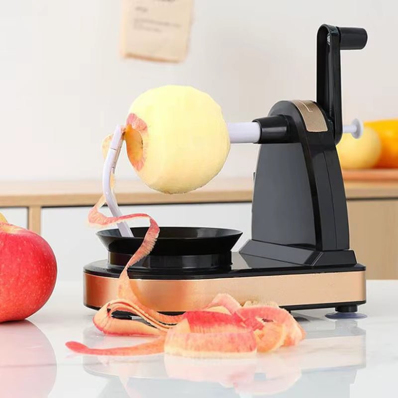 PeelPro™ Automatic Fruit & Veggie Peeler – Multi-Functional Apple, Pear, Potato Cutter & Slicer