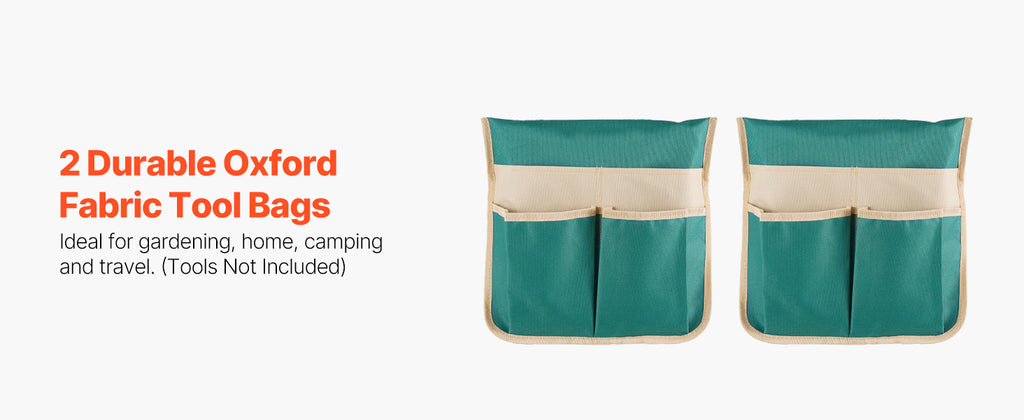 Garden Kneeler and Seat with 2 Tool Bags