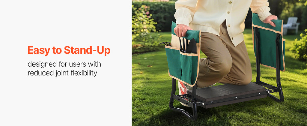 Garden Kneeler and Seat with 2 Tool Bags